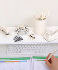 Must-Have All In One Desk Organizer Set For Home Office And School With Stapler Tape Dispenser Scissors Clips Paper Clips And Remover