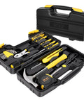 39 Piece Home Tool Set With Hammer Screwdrivers Pliers And Wrench In Compact Case For Home Repairs DIY Projects And Everyday Maintenance