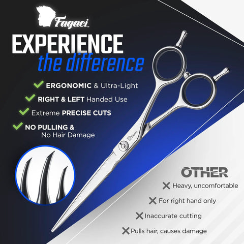 Pro Grade Hair Cutting Scissors 4.5 Inch Ultra Sharp Thin Blades 440C Steel for Maximum Precision for Women and Men