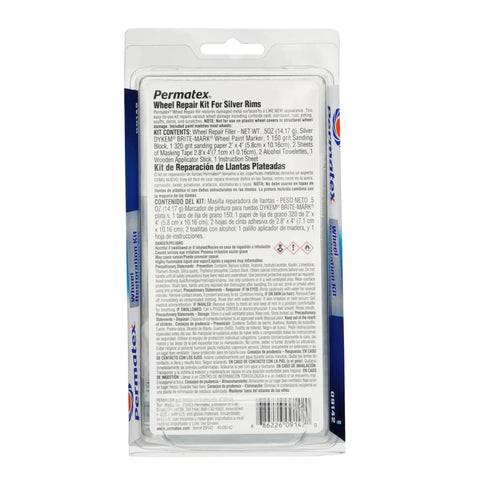 Straight Up Do It Yourself Silver Wheel Restoration Kit For Fixing Busted Curb Rash Deep Scratches And Rust On Alloy Rims Quick Metal Polish Treatment For Like New Auto Rim Shine pack contents and details on back of packaging.