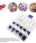 Beefy 1000Pcs Self Tapping Small Screws Assortment Kit with box, screws, and tweezers for DIY repairs on glasses, watches, and toys