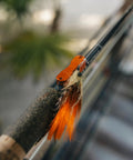 Close-up of fishing lure attached to Mag Grab Rod Rack Magnetic Fishing Rod Holder Black for quick-access secure storage.