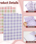 Six Pack Stretchy Book Covers For Hardcover And Paperback Up To 9 By 11 Inches With Aesthetic Floral And Gingham Patterns