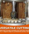 7 Degree Carbide Tipped Router Bit For Dovetail Jigs 17/32 Inch Shank Compatible With 4200 Series Jigs in woodworking setup