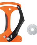Orange Bike Spoke Tension Meter And Spoke Wrench Kit for Road And Mountain Bikes, Aluminum Alloy Wheel Tool, indicator, and wrench
