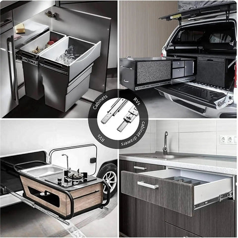 Beefy Heavy Duty Drawer Slides With High Load Capacity For Smooth Quiet Gliding In Kitchen Office Or Workshop Cabinets 14 Inch
