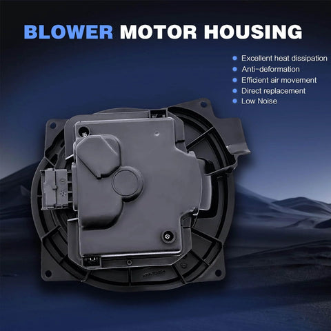 Brushless HVAC Blower Motor Assembly Replacement For Freightliner And Volvo Trucks Front Side