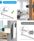 Anti Theft Doorbell Mount For Google Nest Battery Doorbell No Drill Rustproof Metal Mount For Home Apartment Office on door