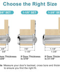Choosing between different sizes of Heavy Duty Zinc Alloy Cam Locks For Cabinet Drawers And Rv Storage, Keyed Alike Two Piece Set.