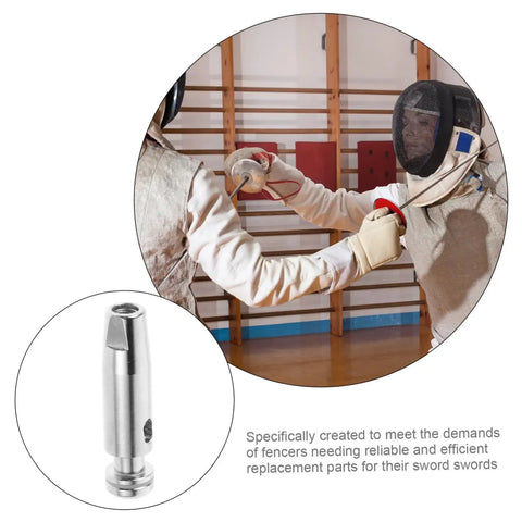 Durable Practice Fencing Tip Replacement For Realistic Drills, Easy Install, Pro Grade Arrowhead Style Stopper in sparring.