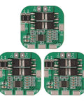 Heavy Duty 4S 20A 14.8V Lithium Ion 18650 Battery Management System Board with three boards side by side.