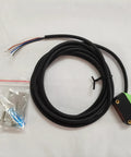 NPN Photoelectric Sensor With Diffuse Reflection Square Shape LED Display, wiring and installation kit included
