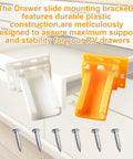 Rock Solid One Inch C Shaped Drawer Slide Socket Set Built Like A Tank For Hassle Free Rv Camper Cabinet Upgrades With Smooth Glide Action And Heavy Duty Plastic Hardware Support, featuring white and yellow sockets.