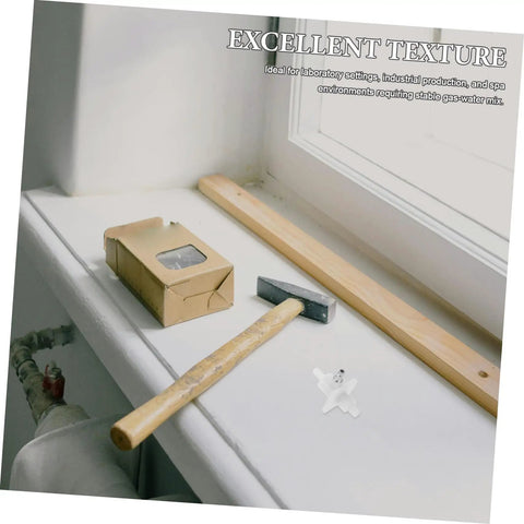 Hydrogen Oxygen Machine Control Valve with Water and Air Adjustment Switch parts on windowsill for gas therapy gear.