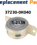 Drive Shaft Center Support Bearing for Toyota Tacoma 2005 2015 2WD 4WD Replacement Kit showing metal housing and rubber insert.