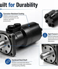 Heavy Duty Workhorse Orbital Gerotor Hydraulic Motor With Low Speed High Torque And Bidirectional Forward Reverse Operation, showcasing durable components.