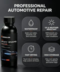 Freshen Up Your Ride With This Badass Car Touch Up Paint 50ml High Density Pigment Wheel Paint in black, waterproof epoxy enamel bottle.
