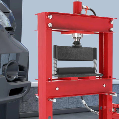 Tough As Nails 12 Inch Press Brake Attachment For Hydraulic Shop Presses Delivers Flawless 90 Degree Metal Bending Up To 3 16 Inch Gauge Thickness With Dual Spring Black Build