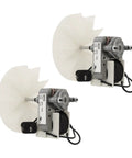 Universal Bathroom Exhaust Fan Motor Kit Replacement for Broan Nutone C01575 50 CFM 120V, 2-pack with blower wheel visible