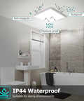 Bathroom with Remote Controlled 12 Inch LED Ceiling Light, Dimmable 24W Flush Mount Fixture with IP44 Waterproof Rating, Anti-mosquito Feature