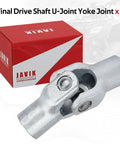 Heavy Duty Final Drive Shaft U Joint Yoke For Honda ATV Models Recon 250 FourTrax 300 Foreman 500 400 450 Rubicon 500 Rancher 400 350 OEM 40210-HN7-010 Drop In Fit Direct Bolt On Replacement silver yoke with box