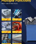 Workhorse High Speed Electric Arc Chamfering Machine Eats Through Iron Aluminum Copper And Steel At Ten Thousand Rpm used for various industrial applications.