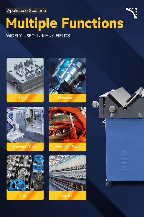 Workhorse High Speed Electric Arc Chamfering Machine Eats Through Iron Aluminum Copper And Steel At Ten Thousand Rpm used for various industrial applications.
