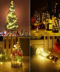 12 Pack 20 Micro LED Fairy String Lights On Slim Silver Copper Wire 3.3 Ft Each With Batteries Included For DIY Wedding Centerpieces Mason Jars Garlands Christmas Trees And Party Decor Warm White