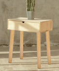Wooden table with cylindrical legs, similar to Wooden Table Leg Replacement Set For Dining Tables And Chairs Adjustable Feet.