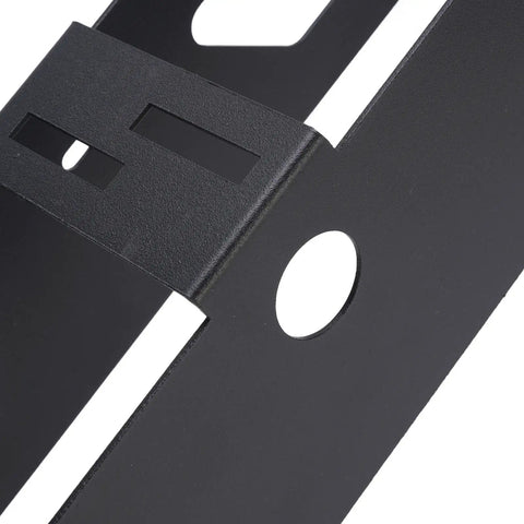 Close-up of Vertical Wall Mount Angle Grinder Holder Thickened Alloy Steel Rack with cut-out design for cord management