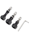 Aluminum Thumb Screw Bolts 3 Pack For GoPro Hero Cameras And Action Cams Mounts On Tripods And Monopods Two Short One Long