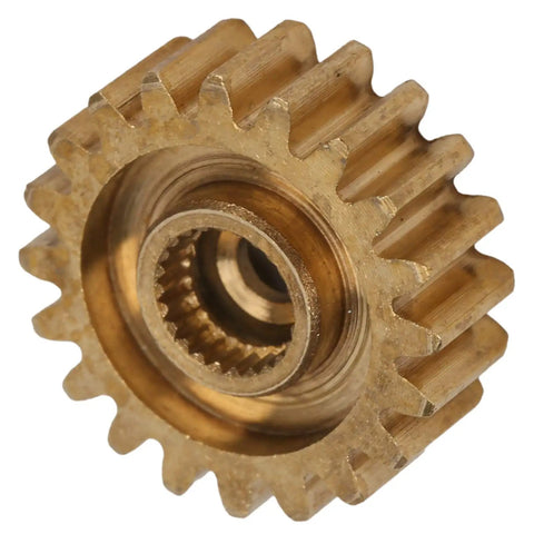 Beefy Brass Servo Gear 25 Tooth Spline MOD 0.8 For RC Models And Robotics With 16mm Pitch Diameter And 17.6mm Outer Diameter Durable Mechanical Repair Part For Quick Fit brass 25T gear
