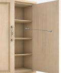Six Inch Cabinet Door Stops And Hinge Limiters With Twelve Mounting Screws Stainless Steel Rust Resistant Door Opening Angle Protector.