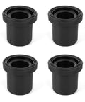 Badass 4 Piece Flanged Sleeve Control Arm Bushings Suspension Isolators Zero Slack Build Compatible With John Deere Gator Xuv 625i 825i 855d Exact Oem Swap M158746 set of four black bushings