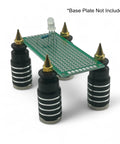 PCB Circuit Board Holder 4 Piece Set Pillar Stands For Soldering Electronics Jewelry And Repair Projects, Strong Magnets