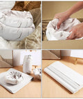 Newspaper Wrapping Paper 50 Sheets for Moving and Shipping used to cushion fragile items in a box and on a wooden table