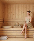 Two Pack Sauna Bench Cushions With High Density Foam For Inside Saunas Waterproof And Heat Resistant Seat Pad For Benches