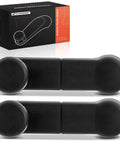 2 Pcs Window Crank Handles Textured Black Left And Right Fit For Ford F150 Heritage F250 F350 F450 F550 Super Duty E150 E250 Ranger Lincoln Mark LT Mazda B2300, shown with packaging