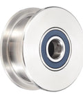 Heavy Duty H Groove Pulley Wheel Built Tough For Smooth Rolling Motion Crafted From Durable 201 Stainless Steel, 68mm OD.