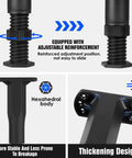 Adjustable Telescopic Bed Support Legs Kick That Saggy Middle To The Curb And Lock Up Weak Frames Fast With Easy Height Adjustments That Keep Your Box Spring Rock Solid All Night Long, showcasing hexagonal body and adjustable reinforcement.