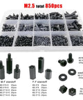 Nylon Insulated Hex Standoff Spacer Kit Pro Grade M2 M2.5 M3 M4 Hexagon Pillar Spacers For Electronics PC Builds And DIY Projects Assortment Pack With 850pcs M2.5 And 890 1300 1700 2600 Total Pieces, M2.5 organizer tray