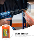 Premium 10-Pc 1/8 Inch M35 Cobalt Drill Bit Set For Hardcore Metals Stainless Steel Cast Iron High Speed Steel Twist Bits That Get The Job Done Perfectly, drill bit in use