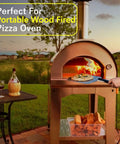 Outdoor pizza oven with wood logs, perfect for kiln dried pizza oven wood logs 6 inch for grills and smokers with hickory oak and cherry blend.