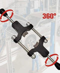 Integrated Half Shaft Sleeve Thread Corrector Repair Tool Kit For External Bolt Threads Repair 30 To 100 Mm showing quick adjustment feature.