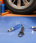 Electric Rivet Gun Kit For Metal Repair With Aluminum Alloy Converter Head, Rivet Nut Setter, on workshop floor
