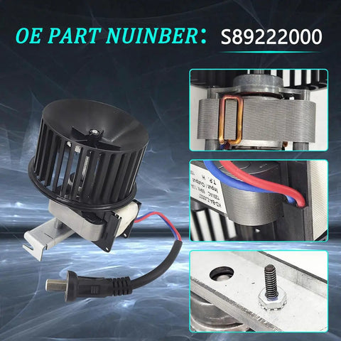 Super Quiet High Airflow Motor Assembly Upgrade For Bathroom Ceiling Fans 9417 9417D with CCW Shaft close-up view