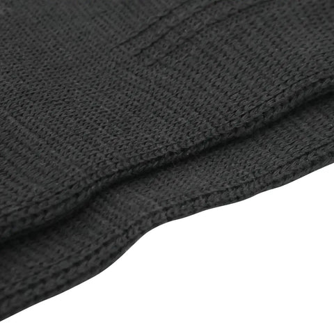 Close-up of black knit material from Youth Ankle Compression Sleeve For Active Kids Knit Ankle Brace For Sprains Tendonitis And Arthritis
