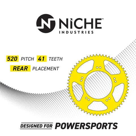 Drive Sprocket Chain Combo For Ninja 400 Front 14 Tooth Rear 41 Tooth 520 Pitch 106 Links X Ring Chain With Master Clip