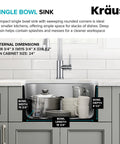 Undermount 15 Inch 18 Gauge Stainless Steel Kitchen Bar Sink With Noise Defend Soundproofing filled with dishes and cookware