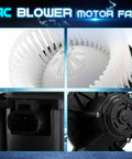 Ford Fusion Lincoln MKZ Mercury Milan HVAC Blower Motor Fan Assembly Replacement For 2010 To 2012 Models close-up details
